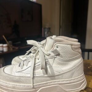 White High-Top Reeboks